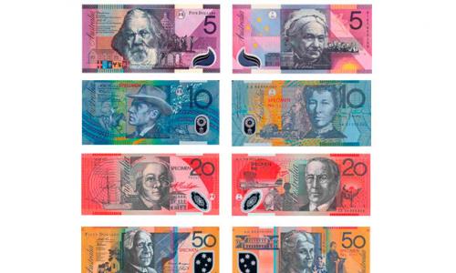 Avstralski denar.  avstralski denar.  Avstralska menjalnica